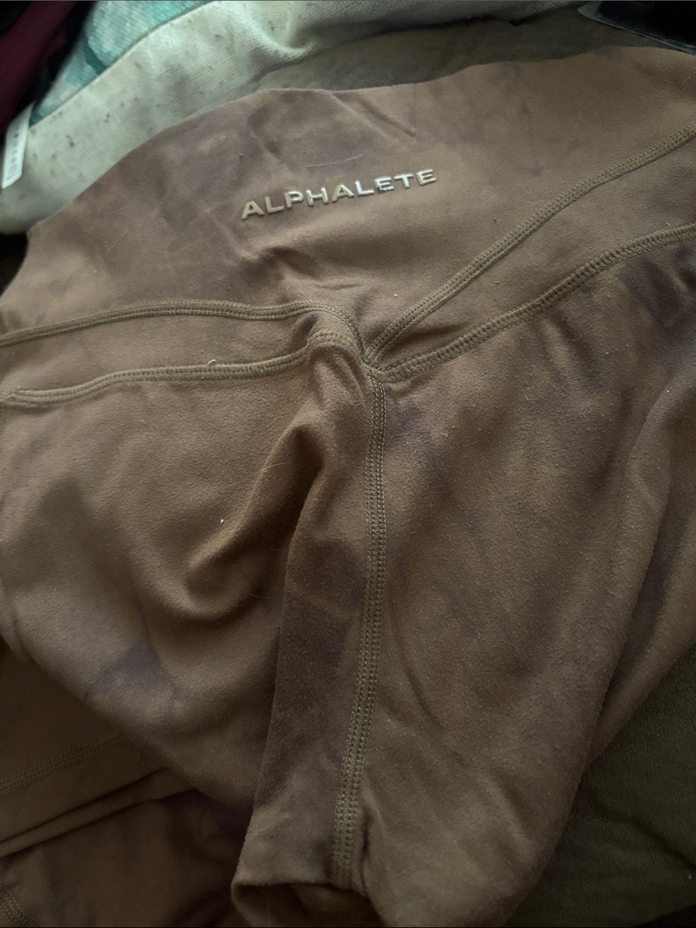 Alphalete Chocolate Brown leggings